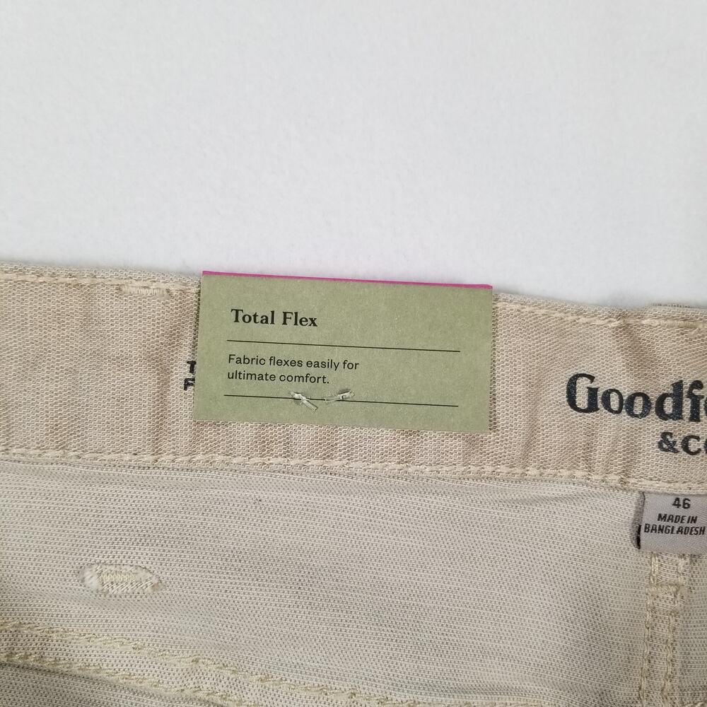 Goodfellow Men's Big & Tall Khaki 5 pocket Slim Leg Shorts, Size 46, New - Picture 7 of 10